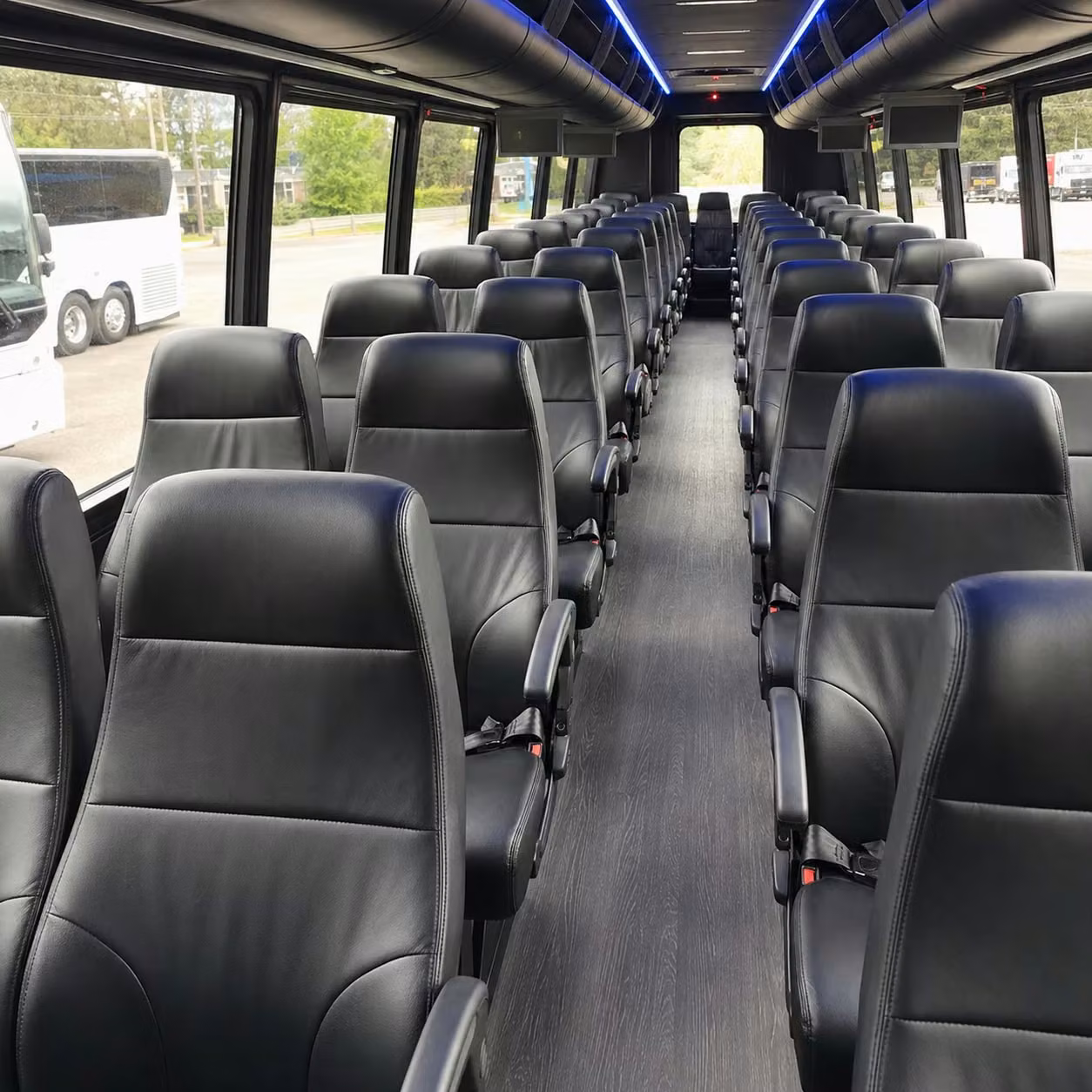 28 passenger minibus interior