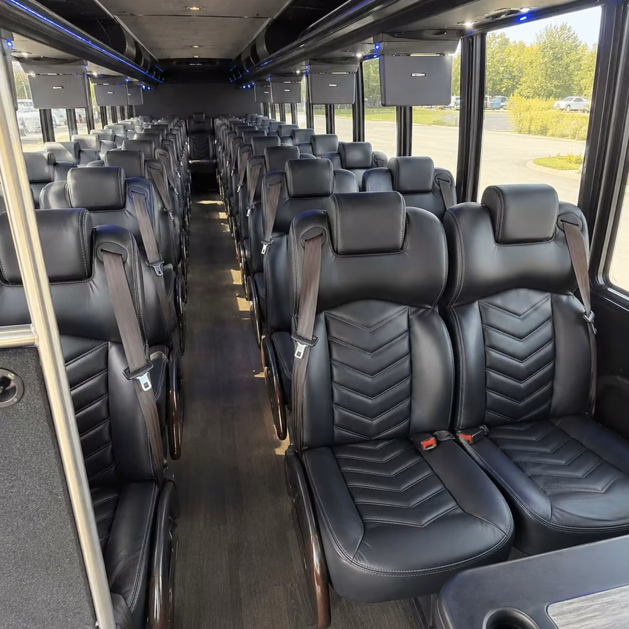 30 passenger minibus inside