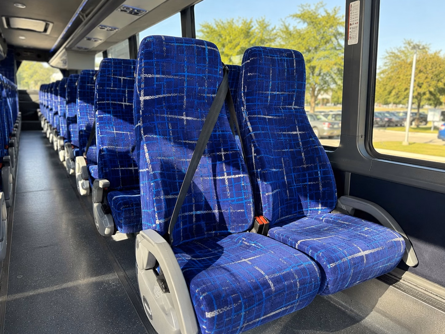 pompano beach charter bus interior gallery